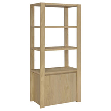 Load image into Gallery viewer, Susac - 3 Shelf Media Tower With Tall Pier Cabinet - Light Oak
