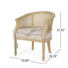 Load image into Gallery viewer, Curved Backrest Accent Chair
