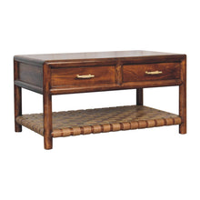 Load image into Gallery viewer, Regency - Woven Console Table With 2 Drawers - Brown
