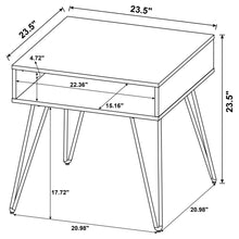 Load image into Gallery viewer, Square End Table - Brown
