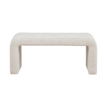 Load image into Gallery viewer, Modern Contemporary Boucle Waterfall Bench
