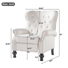 Load image into Gallery viewer, Modern Manual Push Back Recliner Chair
