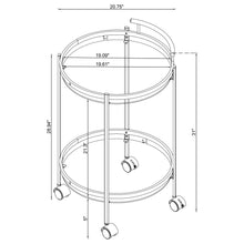 Load image into Gallery viewer, Osborne - Bar Cart - Chrome
