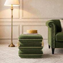 Load image into Gallery viewer, Monarch - Squared Upholstered Ottoman
