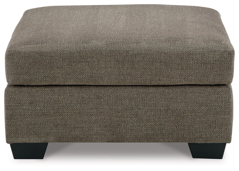 Mahoney - Oversized Accent Ottoman - Chocolate