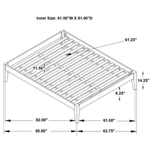 Load image into Gallery viewer, Sophie - Platform Bed Base With Slatted Design
