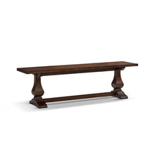 Load image into Gallery viewer, Whitmore - Trestle Dining Bench - Dark Brown
