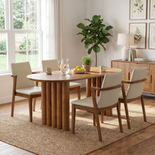 Load image into Gallery viewer, 5 Piece Indoor Dining Set With Oval Table And Chairs

