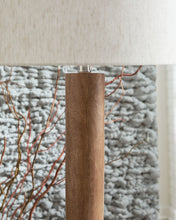 Load image into Gallery viewer, Ailsa - Wood Floor Lamp - Natural Brown

