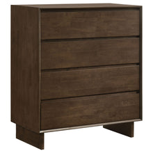Load image into Gallery viewer, Hemlock - 4 Drawer Chest Of Drawers - Dark Brown
