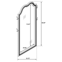 Load image into Gallery viewer, Colwood - Full Floor Mirror With LED Lighting And Storage Hooks - Silver
