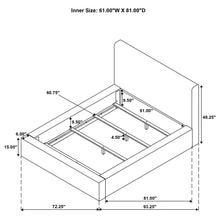 Load image into Gallery viewer, Tall Headboard Panel Bed With Padded Headboard

