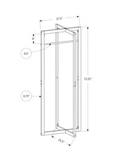 Load image into Gallery viewer, Coat Rack, Hall Tree, Free Standing, Hanging Bar, Entryway, For Contemporary &amp; Modern - White
