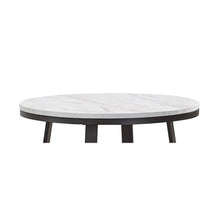 Load image into Gallery viewer, Round End Table With Base, Living Room Furniture - White
