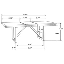 Load image into Gallery viewer, Rivera - Extension Dining Table - Natural Walnut
