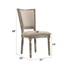 Load image into Gallery viewer, Gabrian - Two Tone, Reclaimed Side Chair (Set of 2) - Beige / Gray
