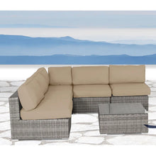 Load image into Gallery viewer, Seating Set With Cushions Handcrafted Wicker Design
