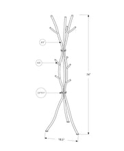 Load image into Gallery viewer, Coat Rack, Hall Tree, Free Standing, 11 Hooks, Entryway, Contemporary &amp; Modern
