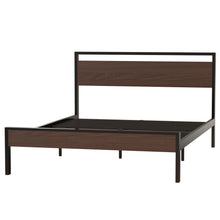Load image into Gallery viewer, Ceres - Metal Bed With Wood Headboard &amp; Footboard
