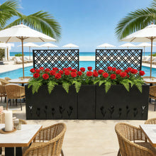 Load image into Gallery viewer, Tall Planter Raised Garden Bed With Trellis
