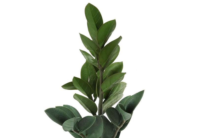 20" Tall, Artificial Plant, Zz, Indoor, Faux, Fake, Table, Greenery, Potted, Real Touch, Decorative - Green