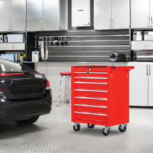 Load image into Gallery viewer, 7 Drawer Rolling Tool Chest With Wheels, Multifunctional Tool Box And Storage
