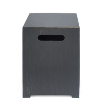 Load image into Gallery viewer, Modern Iron Tank Holder Side Table With Powder Coated Frame - Brown / Gold
