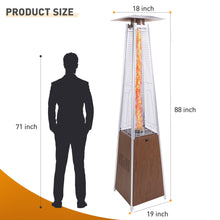 Load image into Gallery viewer, Patio Heater With Detachable Wheels, Protective Cover
