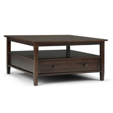 Load image into Gallery viewer, Warm Shaker - Square Coffee Table - Tobacco Brown

