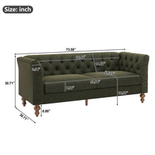 Load image into Gallery viewer, Chesterfield Sofa With Flared Arms For Living Room
