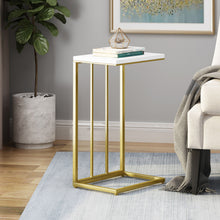 Load image into Gallery viewer, Modern Glam C - Shape End Table
