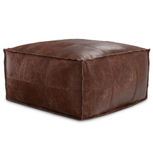 Load image into Gallery viewer, Sheffield - Handcrafted Square Pouf
