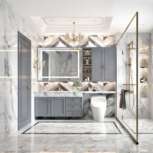Load image into Gallery viewer, 3000-6000K LED Bathroom Mirror With Lights, Anti-Fog Dimmable Lighted Wall Mounted Vanity Mirror Master Bath Modern Makeup (Only Mirrors, Not Cabinets) Horizontal &amp; Vertical
