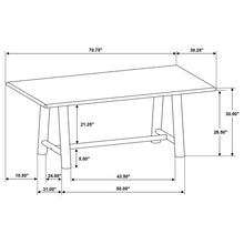 Load image into Gallery viewer, Lytton - Dining Table - Brown Oak
