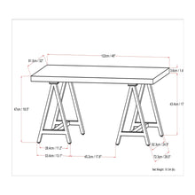 Load image into Gallery viewer, Sawhorse - Handcrafted Solid Table
