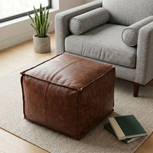 Load image into Gallery viewer, Sheffield - Handcrafted Square Pouf
