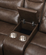 Load image into Gallery viewer, Aashi - Leather Gel Match Recliner Loveseat - Brown
