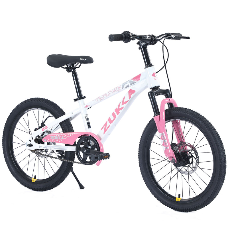 Zukka - 20" Mountain Bike With Adjustable Saddle And Suspension Fork
