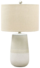 Load image into Gallery viewer, Shavon - Ceramic Table Lamp  - Beige / White
