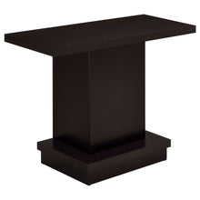 Load image into Gallery viewer, Fiona - Pedestal Console Table With Geometric Design - Cappuccino
