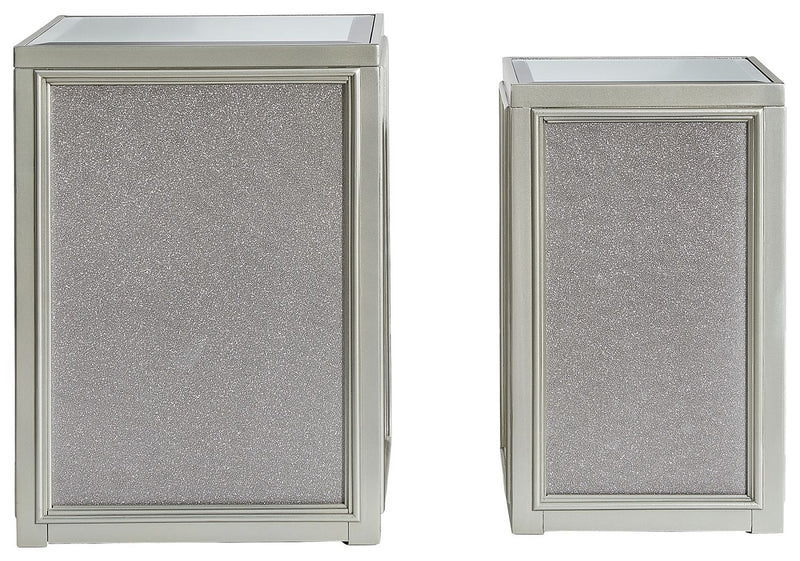 Traleena - Nesting End Tables (Set of 2) - Silver Finish