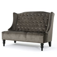 Load image into Gallery viewer, Nurturing - Upholstered Loveseat With Wing Back And Diamond Tufting
