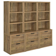 Load image into Gallery viewer, Geary - 3 Piece Wall Unit Bookcase Set With USB Storage
