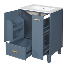 Load image into Gallery viewer, Bathroom Vanity With Sink, Deep Drawer, Door Shelf, 2 Tier Basket
