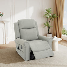 Load image into Gallery viewer, Manual Recliner Chair With 270 Degree Swivel, Massage &amp; Heating, Dual Reclining Positions

