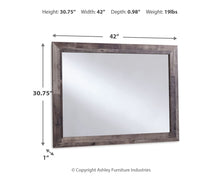 Load image into Gallery viewer, Derekson - Bedroom Mirror - Multi Gray
