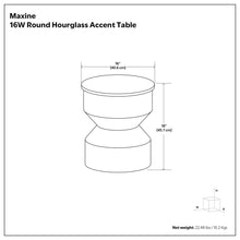 Load image into Gallery viewer, Maxine - Side Table - Black White
