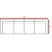 Load image into Gallery viewer, Contemporary Outdoor Rattan Wicker Sectional Seating Group With Cushions
