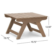 Load image into Gallery viewer, Sedona - Outdoor Side Table With Open Slat Design - Gray
