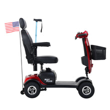 Load image into Gallery viewer, Max Plus - 4 Wheels Outdoor Compact Mobility Scooter With 2 Pieces X 20Ah Lead Acid Battery, 16 Miles, Cup Holders &amp; USB Charger Port
